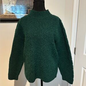 525 America Forest Green Turtleneck Sweater